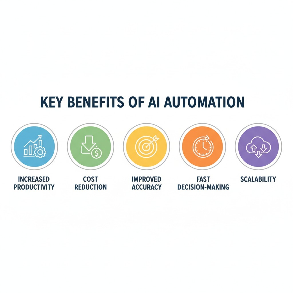 benefits of AI automation tools for business and productivity