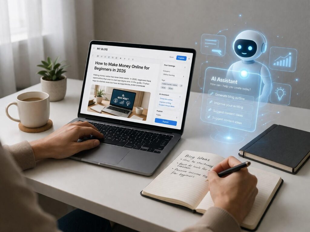 blogging for beginners online income